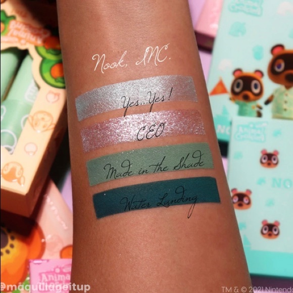 ColourPop x Animal Crossing Nook Inc. Eye Palette - Picture 3 of 4